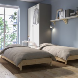 تخت خواب روی هم با 2 تشک ایکیا مدل IKEA UTÅKER