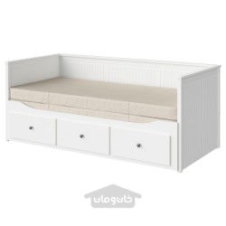 تخت خواب با 3 کشو/2 تشک ایکیا مدل IKEA HEMNES