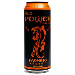 نوشیدنی انرژی زا وایلد پاور 500 میلی لیتر WILD POWER