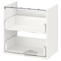 کابینت ظرفشویی 2 کشو ایکیا مدل IKEA ENHET رنگ سفید
