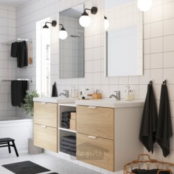 مبلمان حمام، ست 15 عددی ایکیا مدل IKEA ENHET / TVÄLLEN رنگ سفید
