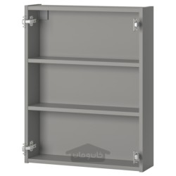کابینت دیواری با 2 قفسه ایکیا مدل IKEA ENHET رنگ خاکستری