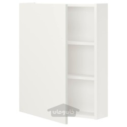 کابینت دیواری با 2 قفسه/درب ایکیا مدل IKEA ENHET رنگ درب سفید