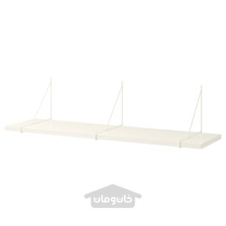 قفسه دیواری ایکیا مدل IKEA BERGSHULT / PERSHULT رنگ سفید/سفید