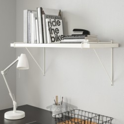 قفسه دیواری ایکیا مدل IKEA BERGSHULT / PERSHULT رنگ سفید/سفید