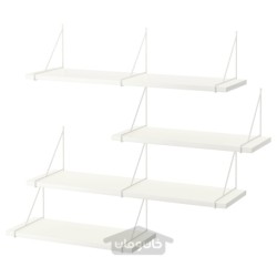 ترکیب قفسه دیواری ایکیا مدل IKEA BERGSHULT / PERSHULT