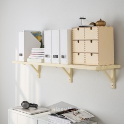 قفسه دیواری ایکیا مدل IKEA TRANHULT / SANDSHULT رنگ آسپن
