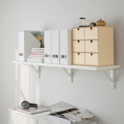 قفسه دیواری ایکیا مدل IKEA TRANHULT / SANDSHULT رنگ سفید آسپن رنگ شده