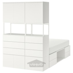 چارچوب تخت با 6 درب + 12 کشو ایکیا مدل IKEA PLATSA