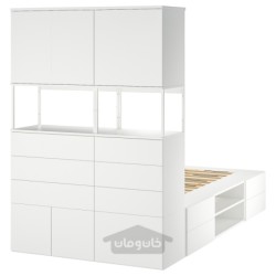 چارچوب تخت با 6 درب + 12 کشو ایکیا مدل IKEA PLATSA