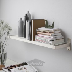 قفسه دیواری ایکیا مدل IKEA BERGSHULT / GRANHULT رنگ سفید/نیکل اندود
