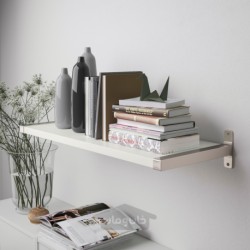قفسه دیواری ایکیا مدل IKEA BERGSHULT / GRANHULT رنگ سفید/نیکل اندود