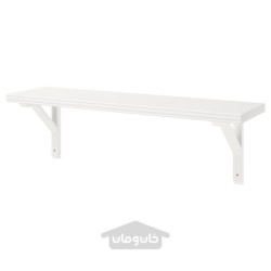قفسه دیواری ایکیا مدل IKEA BERGSHULT / SANDSHULT رنگ سفید/ سفید آسپن رنگ آمیزی شده