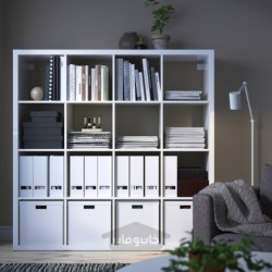 واحد قفسه بندی ایکیا مدل IKEA KALLAX رنگ سفید براق