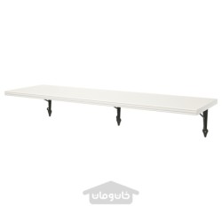 قفسه دیواری ایکیا مدل IKEA BERGSHULT / KROKSHULT رنگ سفید/آنتراسیت
