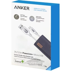 کابل انکر مدل ANKER Micro usb PowerLine+ 3ft A8142