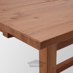 میز قابل گسترش ایکیا مدل IKEA NORDVIKEN رنگ لکه عتیقه