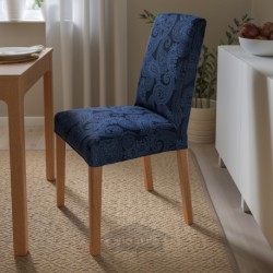 صندلی ایکیا مدل IKEA BERGMUND رنگ آبی تیره کویلسفورس/آبی