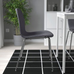 صندلی ایکیا مدل IKEA KARLPETTER رنگ خاکستری متوسط ​​گانارد