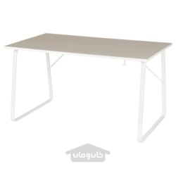 میز بازی ایکیا مدل IKEA HUVUDSPELARE رنگ رنگ بژ