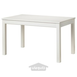 میز قابل گسترش ایکیا مدل IKEA LANEBERG رنگ سفید