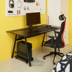 میز و صندلی بازی ایکیا مدل IKEA UTESPELARE / MATCHSPEL رنگ مشکی