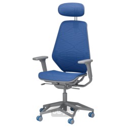 صندلی بازی ایکیا مدل IKEA STYRSPEL رنگ آبی/خاکستری روشن