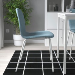 صندلی ایکیا مدل IKEA KARLPETTER رنگ آبی روشن گانارد
