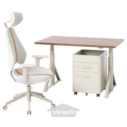 میز تحریر، صندلی و واحد کشو ایکیا مدل IKEA IDÅSEN / GRUPPSPEL
