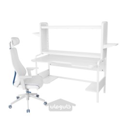 میز و صندلی بازی ایکیا مدل IKEA FREDDE / MATCHSPEL رنگ سفید