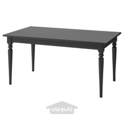 میز قابل گسترش ایکیا مدل IKEA INGATORP رنگ مشکی