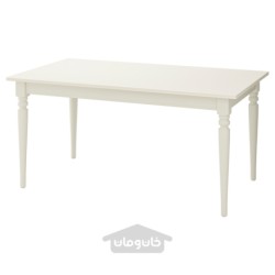 میز قابل گسترش ایکیا مدل IKEA INGATORP رنگ سفید