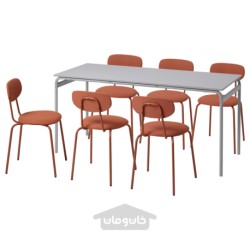 میز و 6 عدد صندلی ایکیا مدل IKEA GRÅSALA / ÖSTANÖ