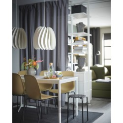 میز قابل گسترش ایکیا مدل IKEA VANGSTA رنگ سفید