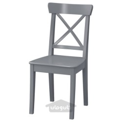 صندلی ایکیا مدل IKEA INGOLF رنگ خاکستری