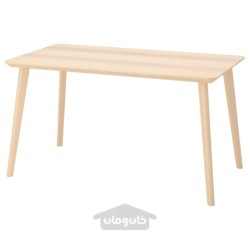 میز ایکیا مدل IKEA LISABO رنگ روکش خاکستر