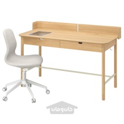 میز تحریر و صندلی ایکیا مدل IKEA RIDSPÖ / LÅNGFJÄLL