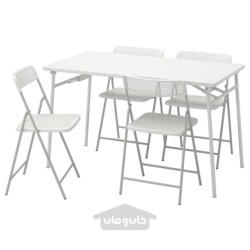 میز + 4 صندلی تاشو، فضای باز ایکیا مدل IKEA TORPARÖ