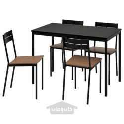 میز و 4 عدد صندلی ایکیا مدل IKEA SANDSBERG / SANDSBERG