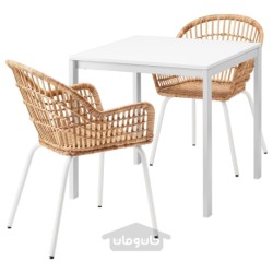 میز و 2 عدد صندلی ایکیا مدل IKEA MELLTORP / NILSOVE
