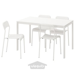 میز و 4 عدد صندلی ایکیا مدل IKEA MELLTORP / ADDE