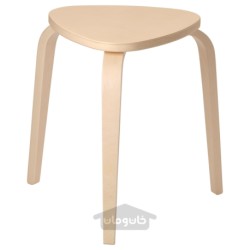 چهارپایه ایکیا مدل IKEA KYRRE رنگ توس