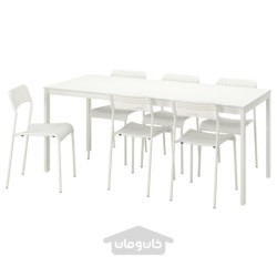 میز و 6 عدد صندلی ایکیا مدل IKEA VANGSTA / ADDE