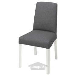 روکش صندلی ایکیا مدل IKEA BERGMUND رنگ خاکستری متوسط ​​گانارد