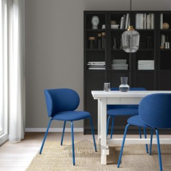 صندلی ایکیا مدل IKEA KRYLBO رنگ آبی تنرود