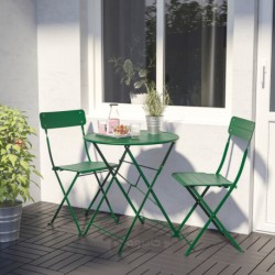 میز + 2 صندلی، فضای باز ایکیا مدل IKEA SUNDSÖ رنگ سبز ساندسو/سبز