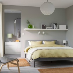 مبلمان اتاق خواب ست 4 عددی ایکیا مدل IKEA SLATTUM / KULLEN