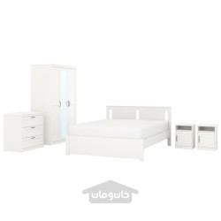 مبلمان اتاق خواب، مجموعه 5 عددی ایکیا مدل IKEA SONGESAND رنگ سفید