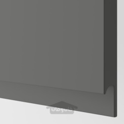 درب کابینت ماشین ظرفشویی 4 وجهی ایکیا مدل IKEA METOD رنگ خاکستری تیره وکستورپ