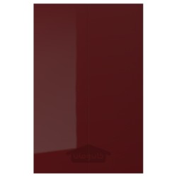 مجموعه درب کابینت کف گوشه ای 2 عددی ایکیا مدل IKEA KALLARP رنگ براق قرمز تیره قهوه ای